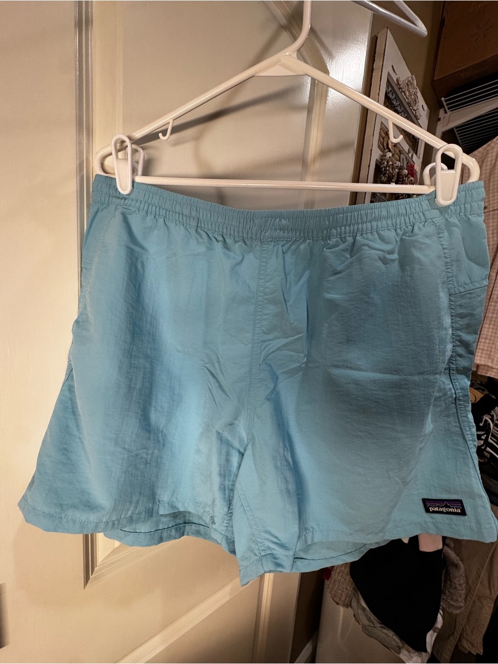 Patagonia Light Blue Women’s baggies 5in